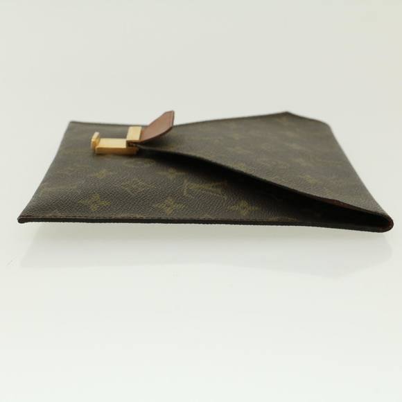 LOUIS VUITTON Monogram Posh Plate Briefcase M53522 LV Auth rd5007 - Picture 4 of 16